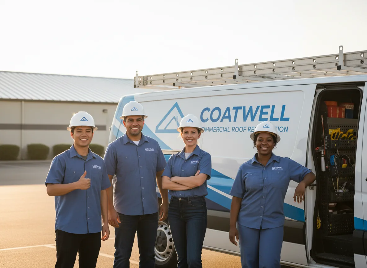 Commercial roof coating company in Minetto, NY